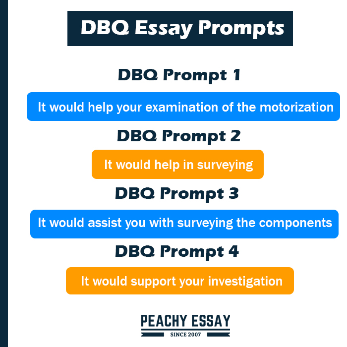 DBQ Essay Prompts