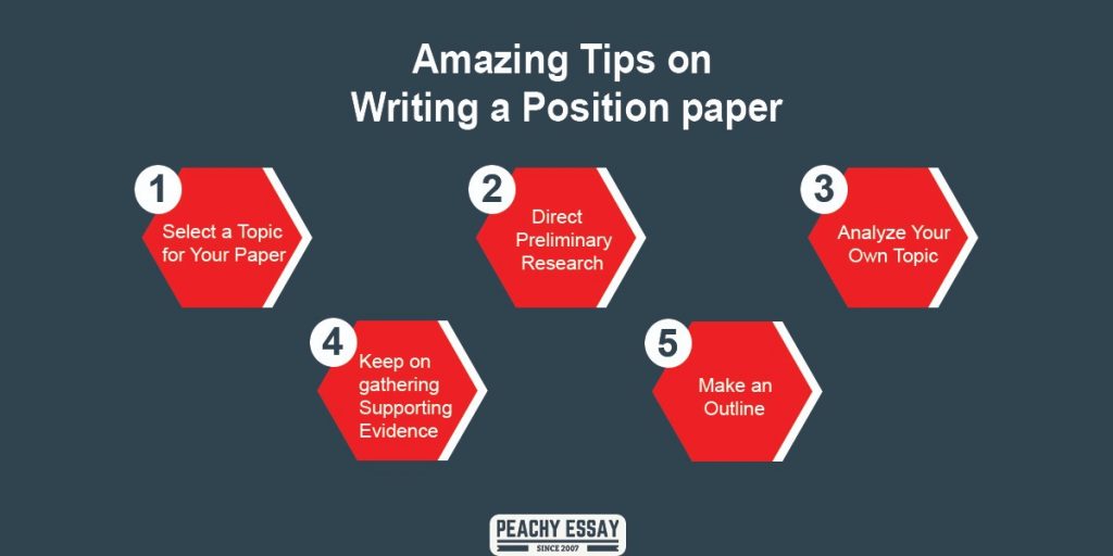 Tips on writing position paper