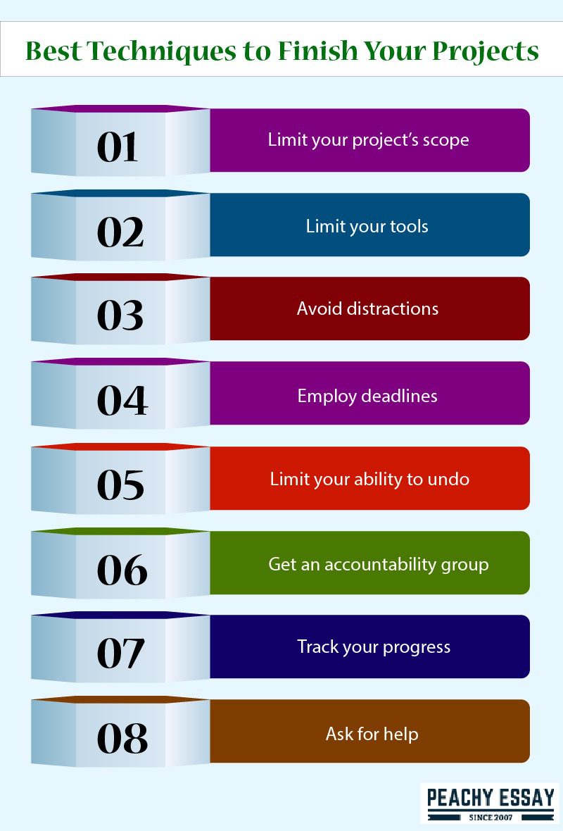 Tips to Finish Project